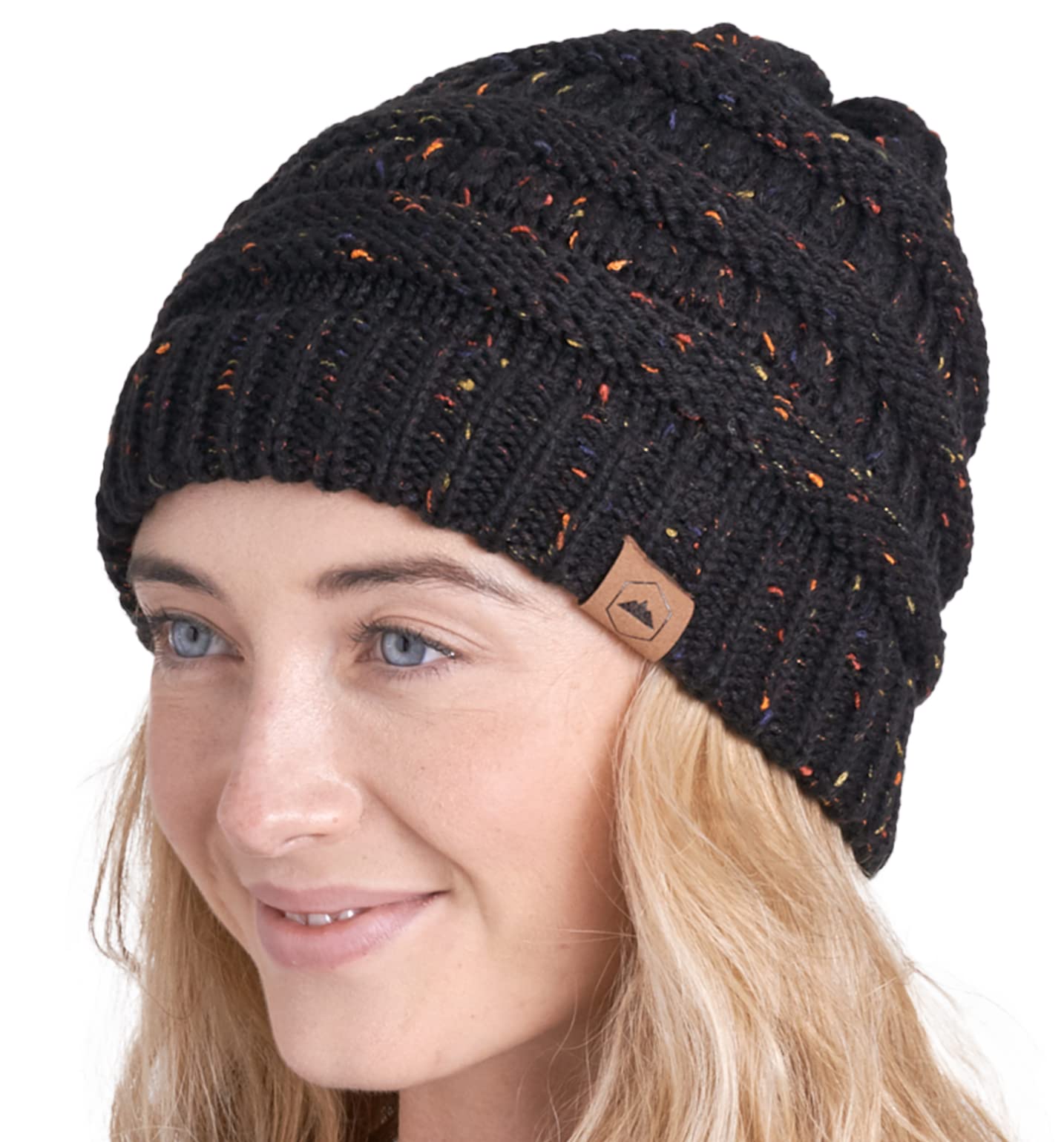Tough Headwear Womens Winter Hat - Warm Chunky Cable Knit Beanies - Winter Beanie Hats for Women Cold Weather - Beanies Women